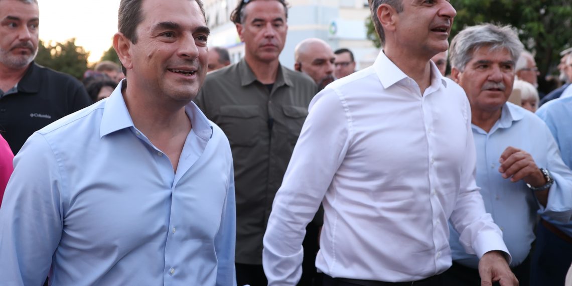 Στην Ηλεία με τον Κυριάκο Μητσοτάκη ο Κώστας Σκρέκας