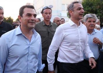 Στην Ηλεία με τον Κυριάκο Μητσοτάκη ο Κώστας Σκρέκας