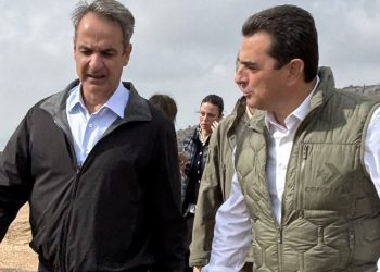Στο πλευρό του Μητσοτάκη ο Κώστας Σκρέκας σε έργα περιβάλλοντος και ανάπτυξης